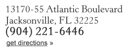 Dr. Randolph J. Hayes, West Beaches/East Arlington Office, 13170-55 Atlantic Boulevard Jacksonville, FL 32225